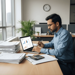 Professional GST filing service for businesses ensuring accurate and timely return submission